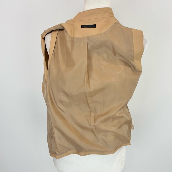 Vero Moda tan military waistcoat - Picture 6 of 8